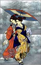 Geishas in the Rain