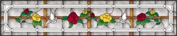 Roses and Doves Transom